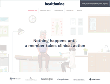 Tablet Screenshot of healthmine.com